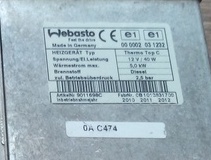 Webastp ThermoTop С 12V, dizel, 5kW